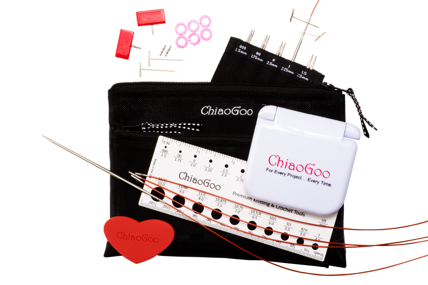 ChiaoGoo チャオグー TWIST MINIS 切替式輪針 5”/13cm ChiaoGoo 4