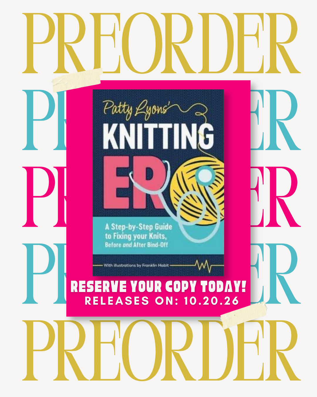 Patty Lyons' Knitting ER PREORDER
