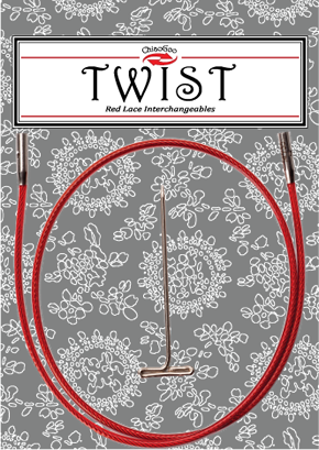ChiaoGoo Mini Twist Red Cables
