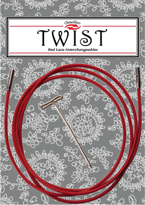 ChiaoGoo Mini Twist Red Cables