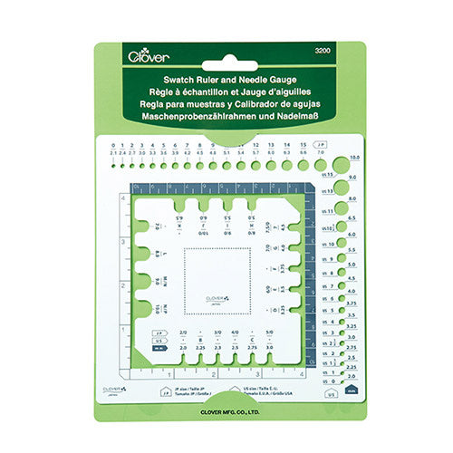 Swatch Ruler & Needle Gauge