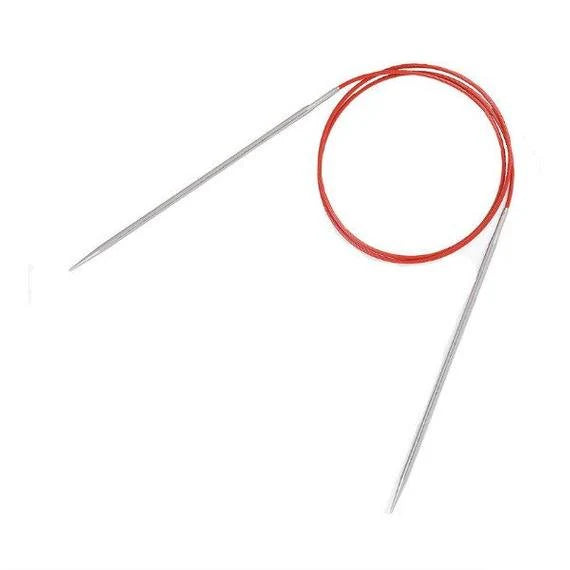 ChiaoGoo Knit Red Fixed Circular 12"