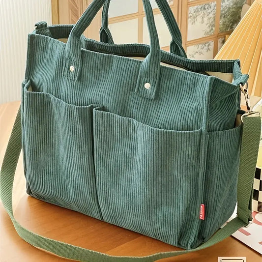 Corduroy Tote Bag
